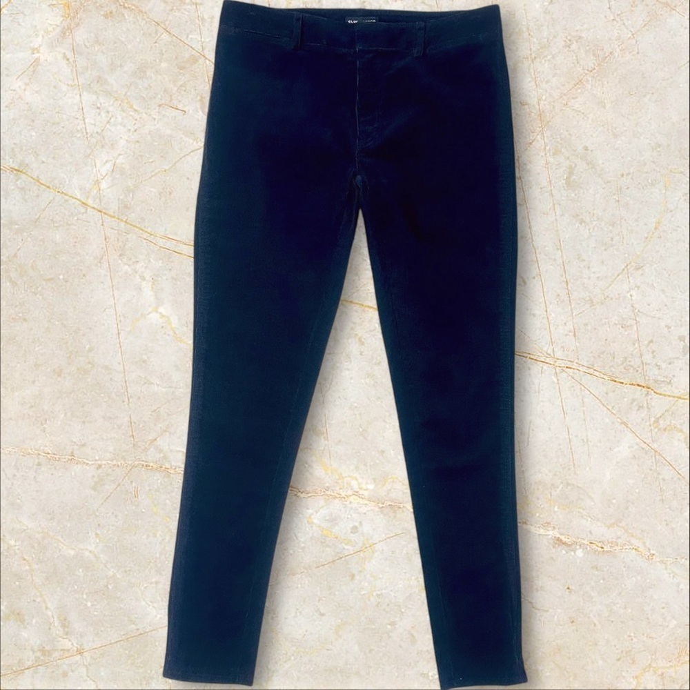 Club Monaco Black Corduroy Skinny Leg Pants Size 6